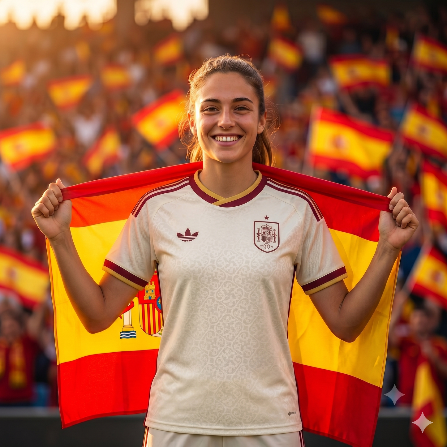 Camiseta 2ª Equipación Selección Española — Blanca Mundial 2026