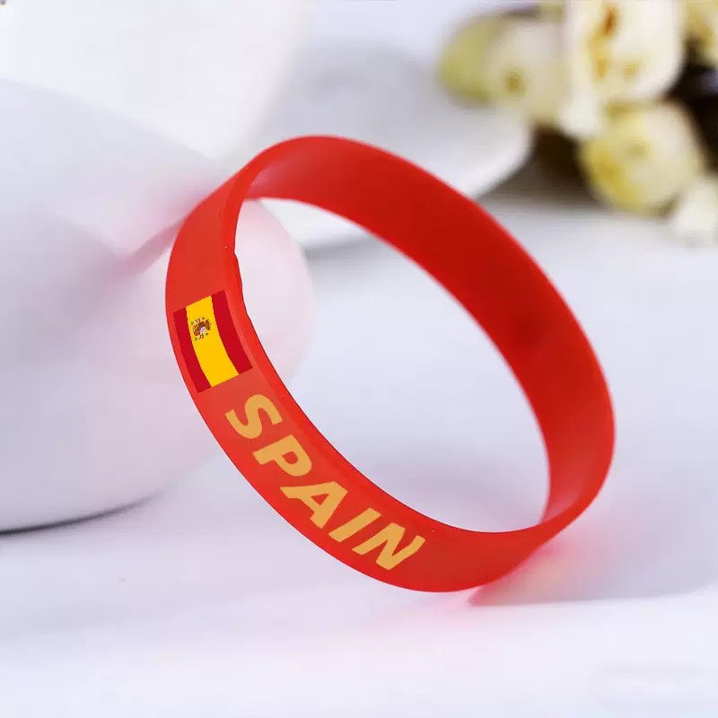 Pulsera de España de Silicona — Fan La Roja Mundial 2026