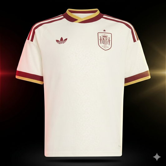 Pack Campeón España Edición Blanca — Segunda Equipación Mundial 2026
