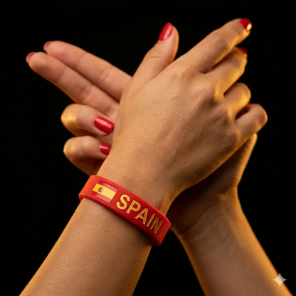 Pulsera de España de Silicona — Fan La Roja Mundial 2026