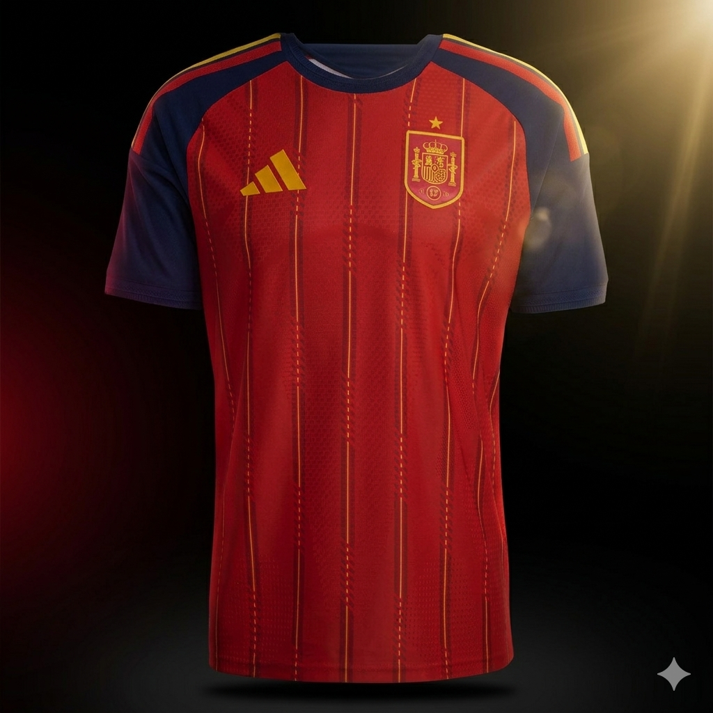 Camiseta 1ª Equipación Selección Española — La Roja Mundial 2026
