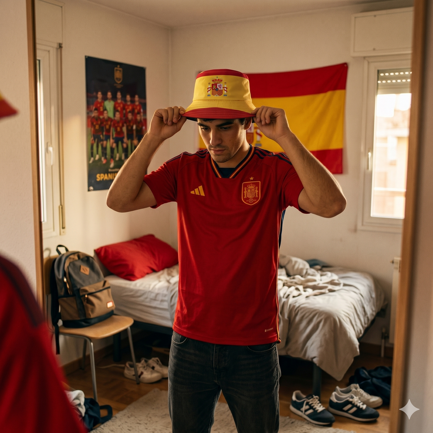 Gorro Pescador España — Bucket Hat Fan La Roja Mundial 2026