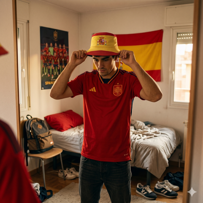 Gorro Pescador España — Bucket Hat Fan La Roja Mundial 2026