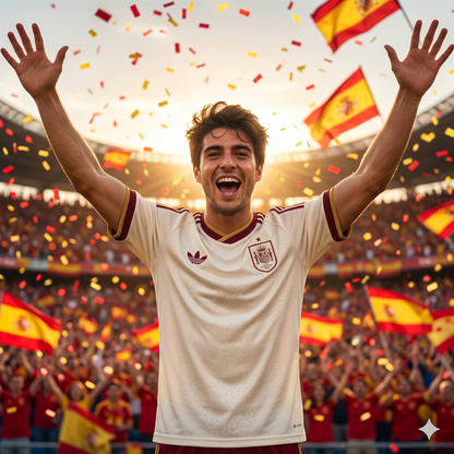 Camiseta 2ª Equipación Selección Española — Blanca Mundial 2026