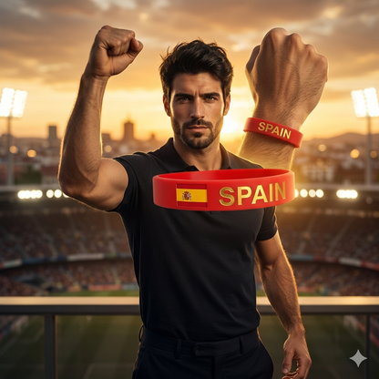 Pulsera de España de Silicona — Fan La Roja Mundial 2026