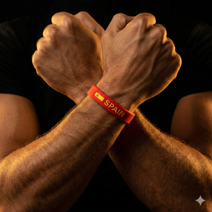 Pulsera de España de Silicona — Fan La Roja Mundial 2026